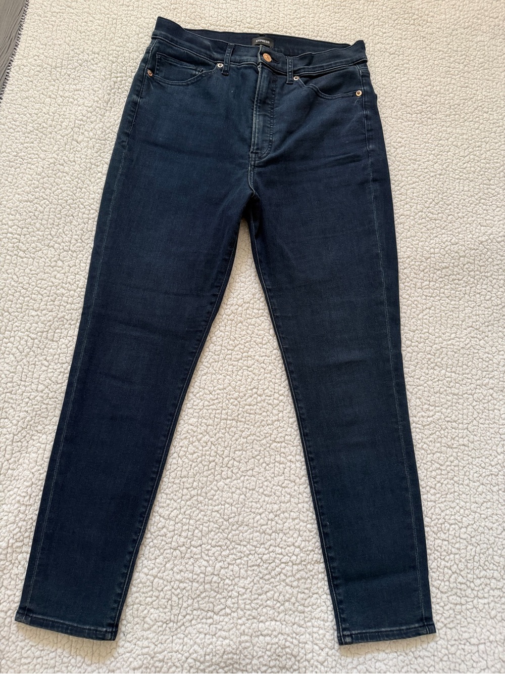 Express Skinny Jeans Dark Blue size 10
